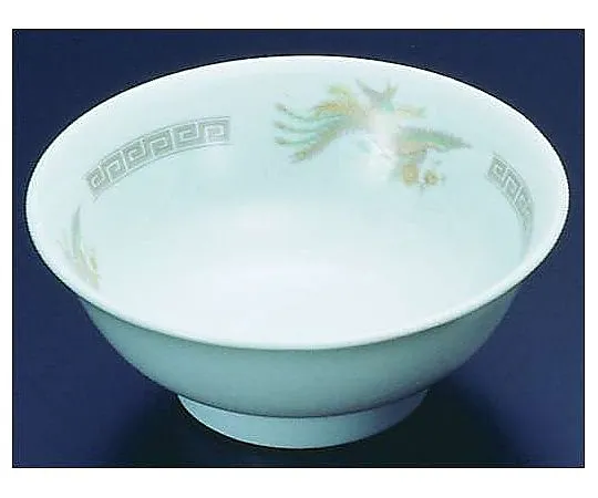 62-6847-36 Pottery "Kaminarimon Phoenix" Takadai Rice Bowl 6.8 K-2