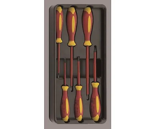 63-3232-12　[Changeable] Insulated Screwdriver Set (Plastic Tray Type )　EA612TK-17