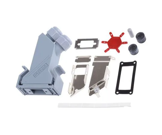 63-7585-54 VS-09-SET-EMV Series, Angled 9 Way D-Sub Connector Kit 1689158