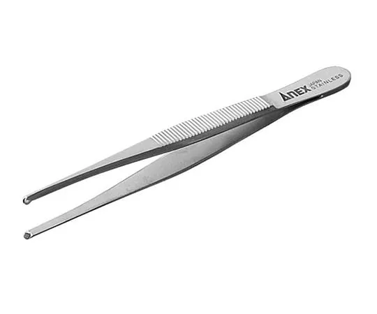 63-2936-34 High Precision Stainless Steel Tweezers Hooked Type 130 mm No.220