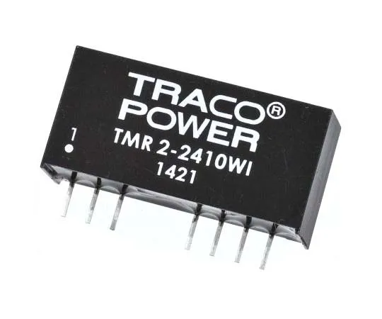 63-7724-44 TRACOPOWER TMR 2WI 2W Isolated DC-DC Converter Through Hole, Voltage in 9 → 36 V dc, Voltage out 3.3V dc TMR 2-2410WI