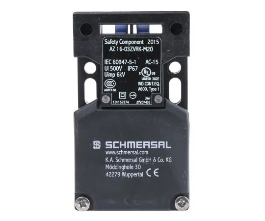 63-7644-92 AZ16 Safety Interlock Switch, Fibreglass, 3NC AZ16-03ZVRK-M20