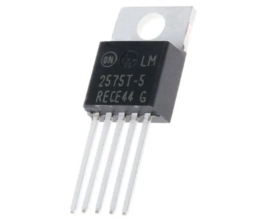 63-7697-61 ON Semiconductor, LM2575T-5G Step-Down Switching Regulator, 1-Channel 1A 5-Pin, TO-220 LM2575T-5G
