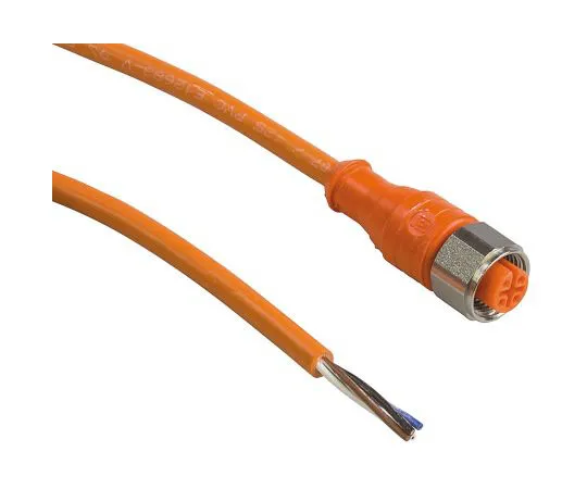 63-7596-96 Lumberg Automation Straight M12 to Unterminated Cable assembly, 4 Core 10m Cable 13287 PRKT 4-07/10 M