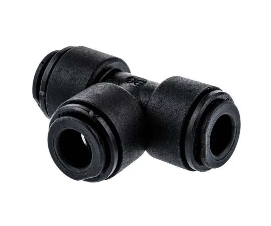 63-7718-53 John Guest PM Pneumatic Tee Tube-to-Tube Adapter, Push In 8 mm x Push In 8 mm x Push In 8 mm PM0208E