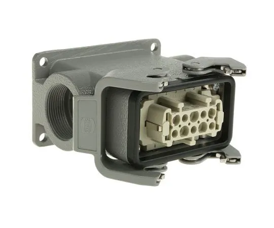 63-7584-24 Han E Series 10 Way Female 16A Connector Kit, includes Housing, Insert 09330102701+19300100272