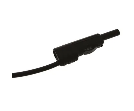 63-7596-26 Hirschmann Test & Measurement Patch Cord, 16A, 30 V ac, 60 V dc, Black, 1m Lead Length 973646100