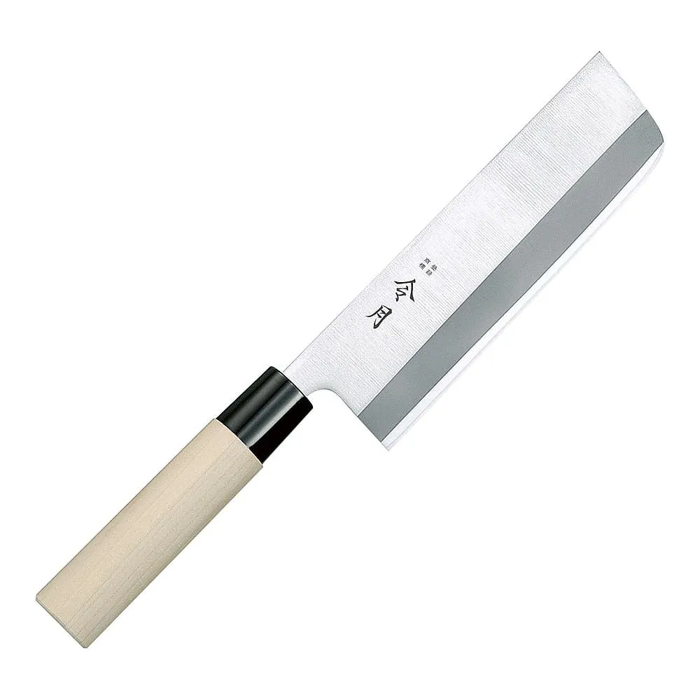 65-3870-77 Ryogetsu Stainless Steel Japanese Kitchen Choja Kiri (Double Flute) 16 cm FC-1081