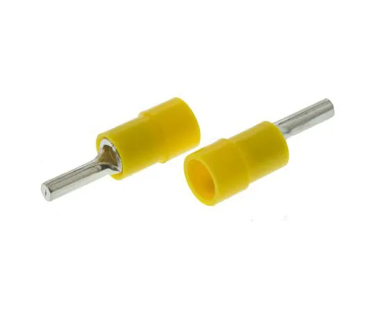 63-7636-57 RS PRO Insulated Tin Plated Crimp Pin Connector, 4mm² to 6mm², 12AWG to 10AWG, 2.8mm Pin Diameter, 10mm Pin Length, 613-9643