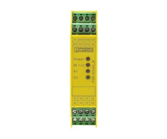 63-7659-58　Phoenix Contact PSR-SCP- 24UC/ESA4/3X1/1X2/B 24 V ac/dc Safety Relay Dual Channel With 3 Safety Contacts　2963763