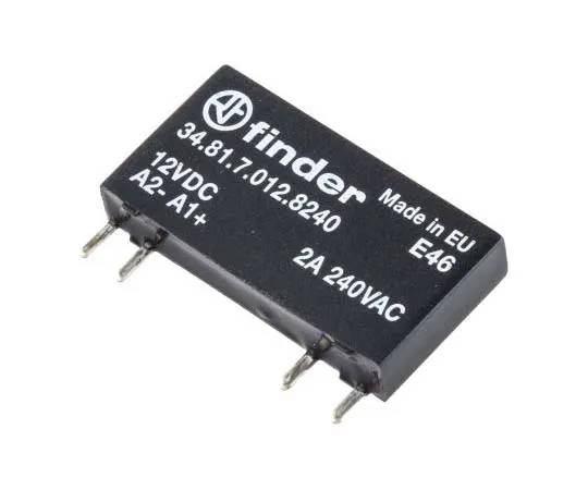 63-7730-62 Finder 2 A SPNO Solid State Relay, Zero Crossing, PCB Mount, 240 V ac Maximum Load 34.81.7.012.8240