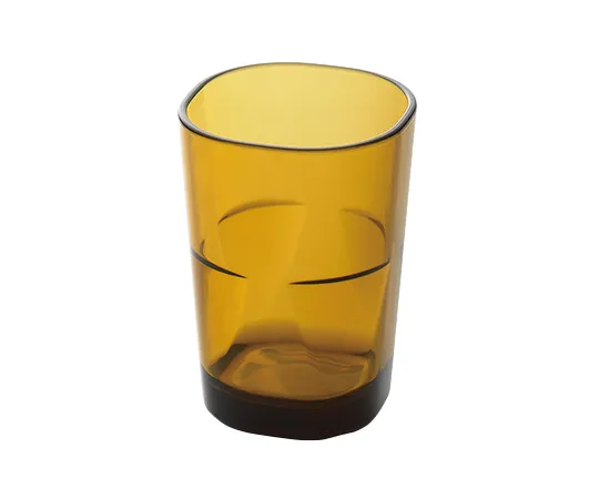 63-5608-55　Square Tumbler 260 mL Amber　TR-841A