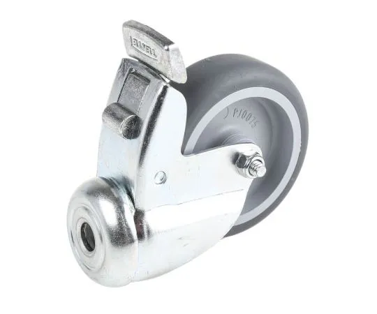 63-7551-02 Tente Stem Swivel Castors 2477PJO075P30CHC10X90, 75kg, Rubber tyres 2477PJO075P30CHC10X90