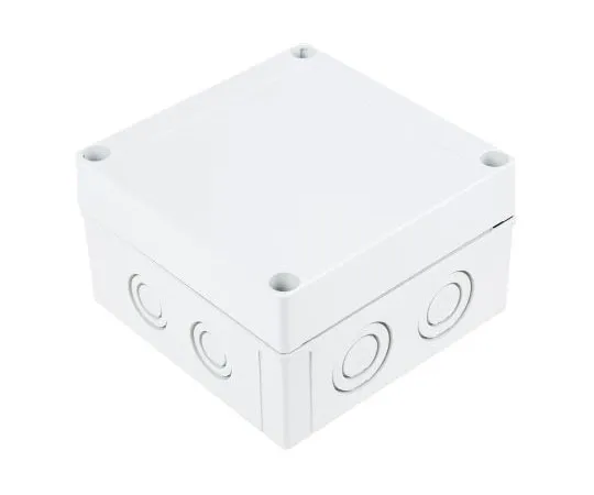 63-7590-88 Fibox Polycarbonate Enclosure, IP66, IP67, 130 x 130 x 75mm PCM 125/75 G ENCLOSURE