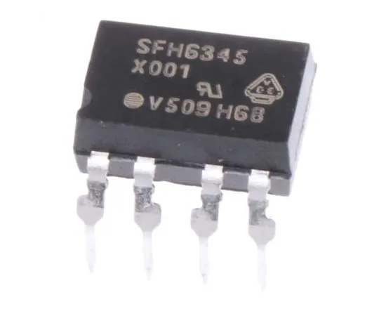 63-7731-04 Vishay, SFH6345-X016 DC Input Transistor Output Optocoupler, Through Hole, 8-Pin PDIP SFH6345-X016