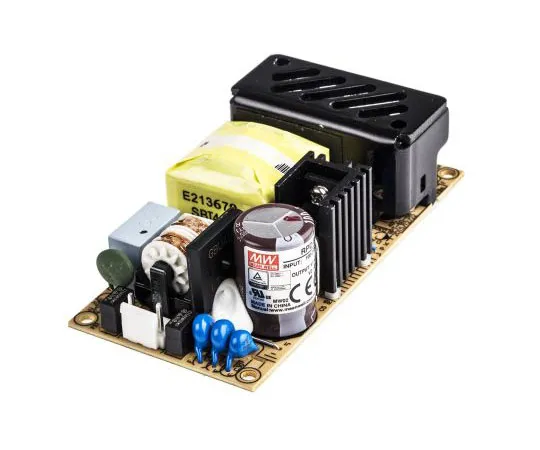 63-7650-01 Mean Well 53.5W Dual Output Embedded Switch Mode Power Supply SMPS, 1.5 A, 3.5 A, 5/24V dc Medical Approved Open Frame RPD-60B