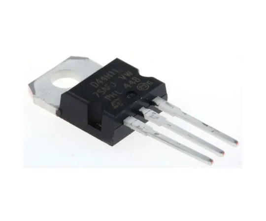 63-7579-72 STMicroelectronics D44H11 NPN Transistor, 20 A, 80 V, 3-Pin TO-220 D44H11
