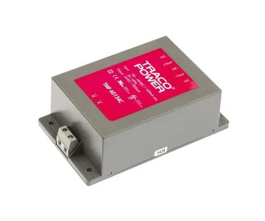 63-7725-46 TRACOPOWER 60W 1 Output Embedded Switch Mode Power Supply SMPS, 2.5A, 24V dc Encapsulated TMP 60124C
