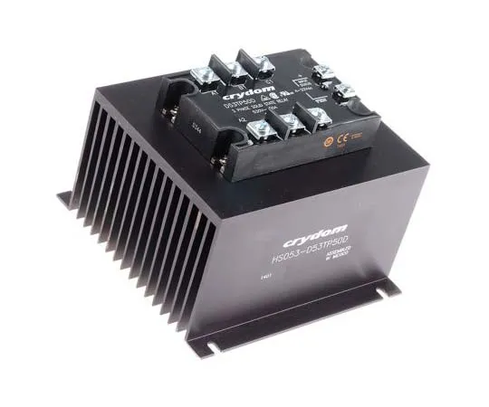 63-7716-53 Sensata / Crydom 82.5 A rms Solid State Relay, Zero Cross, Panel Mount, 530 V rms Maximum Load HS053-D53TP50D