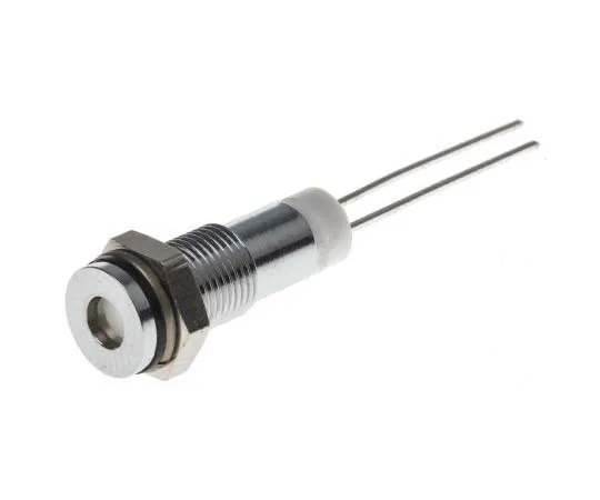 63-7708-36 RS PRO White Indicator, 2 V dc, 6mm Mounting Hole Size, Lead Pins Termination, IP67 700-1552