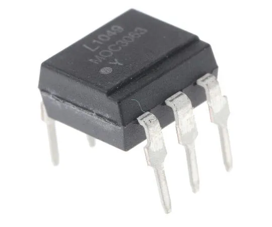 63-7698-53　Lite-On, MOC3063 Triac Output Optocoupler, Through Hole, 6-Pin PDIP　MOC3063