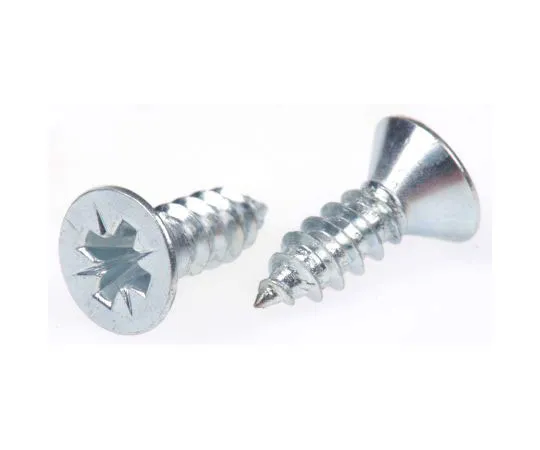 63-7627-45 RS Pro Bright Zinc Plated Steel Self Tapping Screw N°8 x 1/2in Long 13mm Long 546-5519