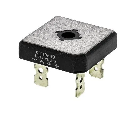63-7649-02 Vishay GBPC1510-E4, Bridge Rectifier, 15A 1000V, 4-Pin GBPC GBPC1510-E4