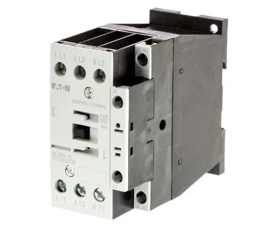 63-7585-23 Eaton 3 Pole Contactor, 32 A, 230 V ac Coil, xStart, 3NO, 15 kW 277260 & DILM32-10(230V50HZ,240V60HZ)