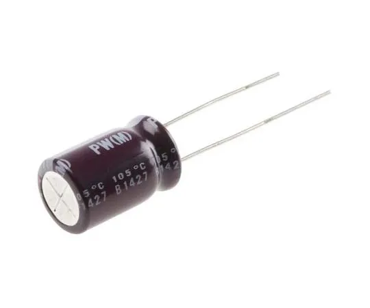 63-7746-84 Nichicon 1000μF 10V dc Aluminium Electrolytic Capacitor, Through Hole 10 (Dia.) x 16mm +105°C 10mm 5mm UPW1A102MPD