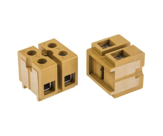 63-7583-08 Weidmuller SAK Non-F***d Terminal Block, 2 Way/Pole, Screw Terminals, 22 → 10 AWG Screw, Melamine, 690 V 7906220000