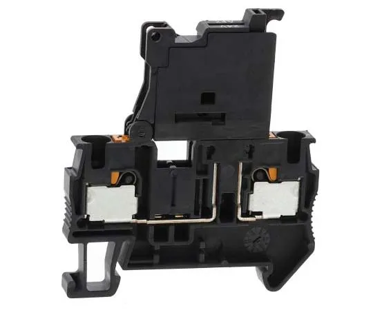63-7729-34 Phoenix Contact, Black, PT 4-HESILED 24 (5X20) Series, 6.3A Single F***d DIN Rail Terminal 3211903