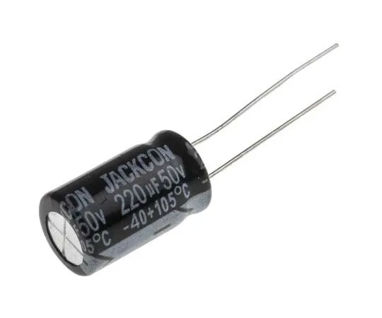 63-7737-49 RS PRO 220μF 50V dc Aluminium Electrolytic Capacitor, Through Hole 10 (Dia.) x 17mm +105°C 10mm 5mm 17mm 170-1253