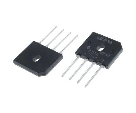 63-7669-54 ON Semiconductor GBU8K, Bridge Rectifier, 8A 800V, 4-Pin GBU GBU8K