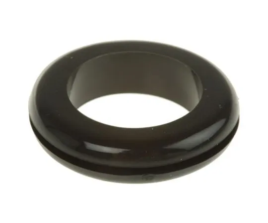 63-7659-06　RS PRO Black PVC 25mm Round Cable Grommet for Maximum of 18.9mm Cable Dia.　666-4616