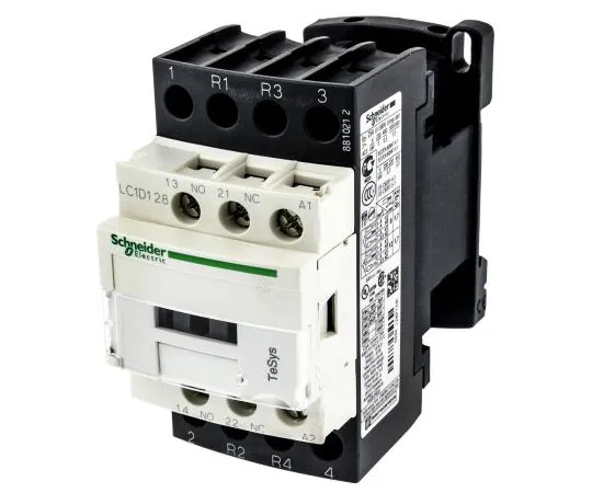 63-7554-75 Schneider Electric 4 Pole Contactor, 25 A, 230 V ac Coil, TeSys D, 2NO/2NC LC1D128P7