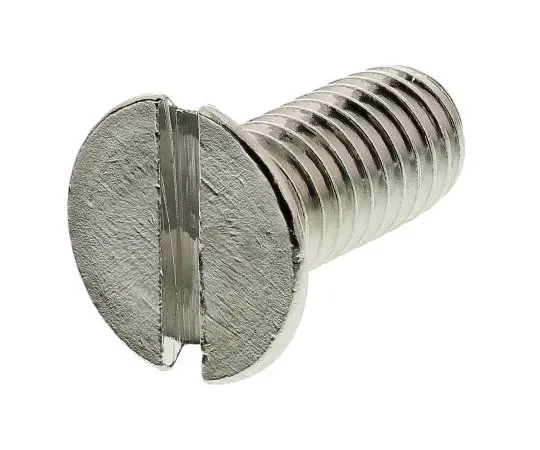 63-7574-70 RS, M5 Countersunk Head, 12mm Brass Slot Nickel Plated0.8 482-9366