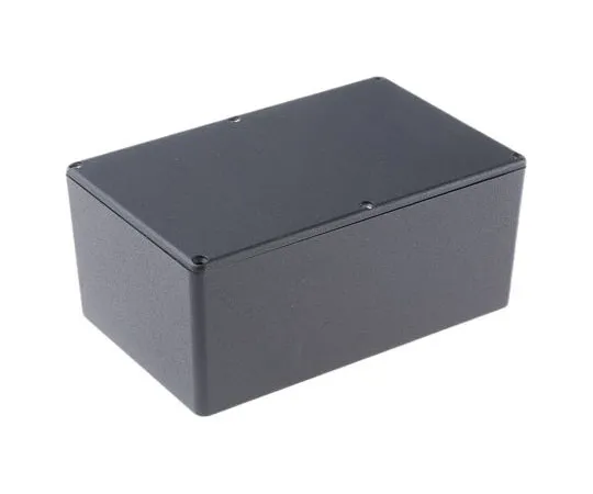 63-7613-12 Hammond 1590, Die Cast Aluminium Enclosure, IP54, Shielded, 187.5 x 119.5 x 78mm 1590EBK