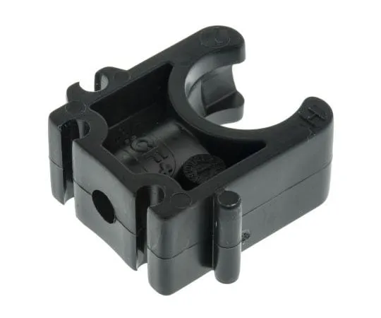 63-7647-52 Georg Fischer PP Black Saddle Clamp 16mm x , 6mm 167061085