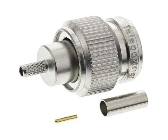 63-7741-75 Telegartner Straight 50Ω Cable Mount TNC Connector, Crimp Termination, RG174/U, RG188 A/U, RG316/U J01010A0039