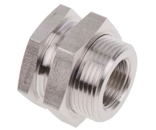 63-7558-68 Legris Stainless Steel Hexagon Straight Bulkhead Adapter 3/8in G(P) Female 1817 00 17