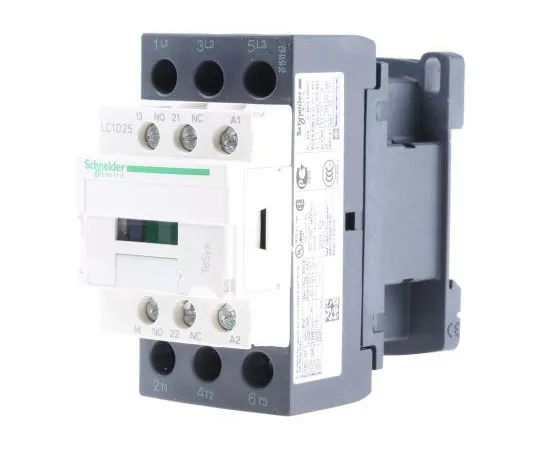 63-7631-15 Schneider Electric 3 Pole Contactor, 25 A, 48 V ac Coil, TeSys D, 3NO, 11 kW LC1D25E7