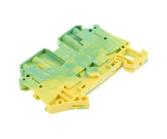 63-7646-66 Phoenix Contact 4 Way UT 4-QUATTRO-PE Earth Terminal Block, Screw Down 26 → 10 AWG 3044597