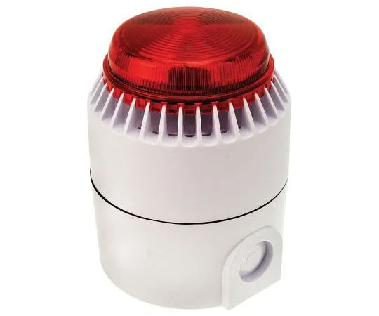 63-7613-35 Flashni Sounder Beacon, 101dB, Red Xenon, 18 → 28 V dc FL/RL/W/D/SEP/S