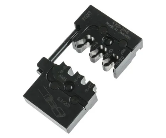 63-7584-95 Pressmaster MCT Series, Crimp Die Set, Open Crimp Barrel, Wire size 12 → 10 AWG, 16 → 14 AWG, 22 → 4300-3146/AAB