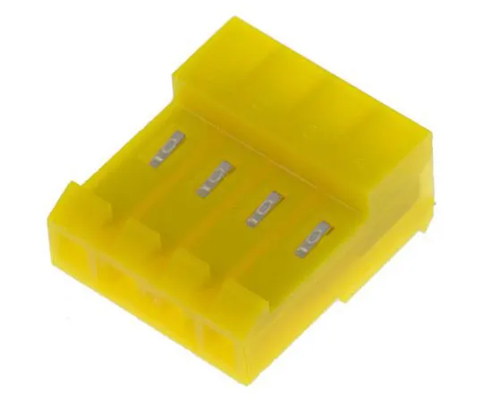 63-7625-42 TE Connectivity MTA-156 Series 3.96mm Pitch Right Angle Cable Mount IDC Connector, Socket, 4 Way, 1 Row 3-640427-4