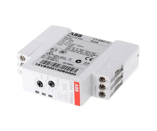 63-7583-20 ABB Flash Single Timer Relay, Screw, 0.05 s → 100 h, SPDT, 1 Contacts, SPDT, 24 → 240 V ac, 24 → 1SVR500150R0000 CT-EBD.12