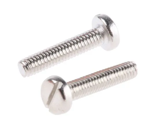 63-7574-09 RS, M2.5 Pan Head, 12mm Brass Slot Nickel Plated0.45 482-8470