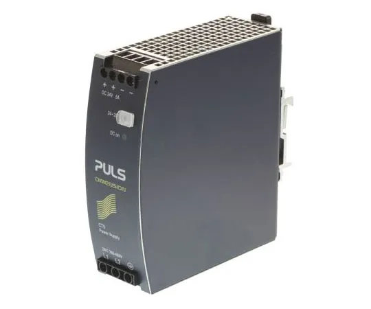 63-7669-37 PULS, DIMENSION C-Line DIN Rail Panel Mount Power Supply, 24V dc Output Voltage, 5A output current CT5.241