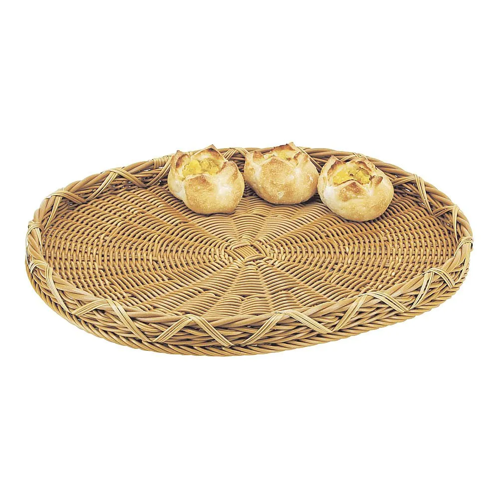 63-1256-44 New Platan Basket Elliptical Brown Extra Large PP-520-RC