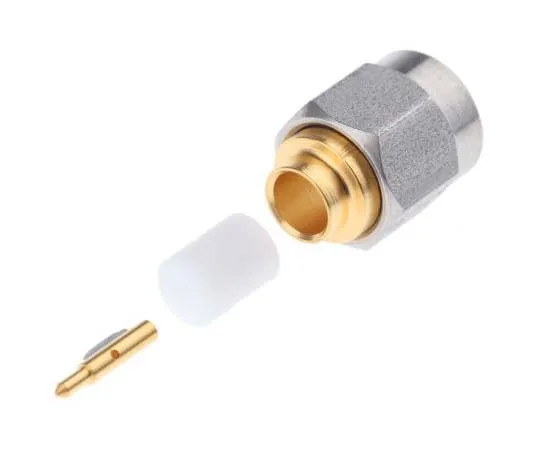 63-7743-49　TE Connectivity Straight 50Ω Cable Mount SMA Connector, Solder Termination RG402　1050525-1